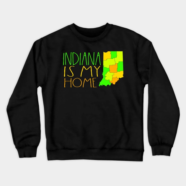 USA state: Indiana Crewneck Sweatshirt by KK-Royal